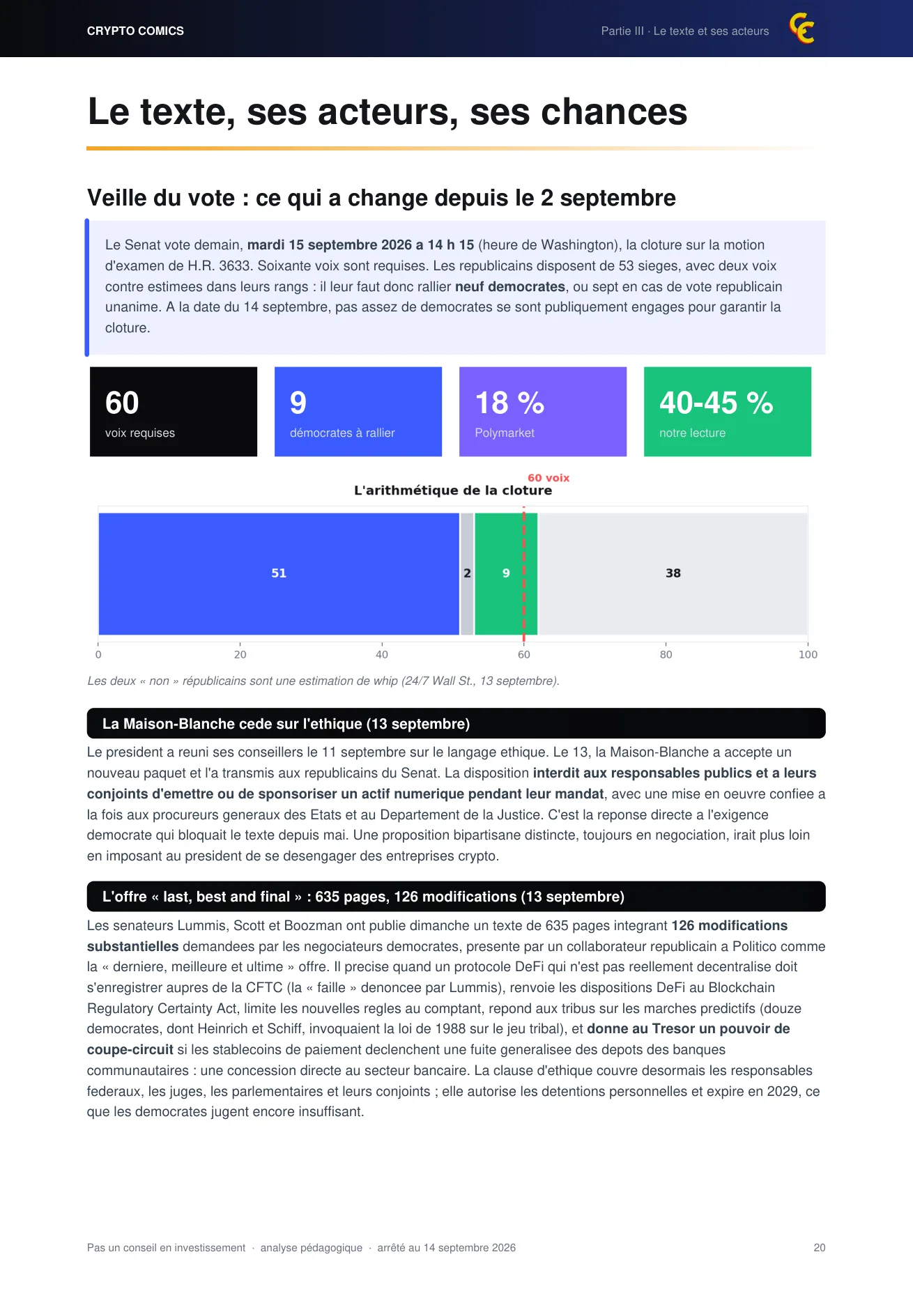 Veille du vote